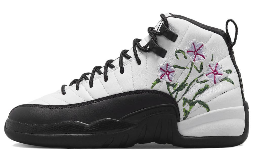 

Кроссовки унисекс Jordan Air Jordan 12 Floral GS белые 39 EU, Белый, Air Jordan 12 Floral GS