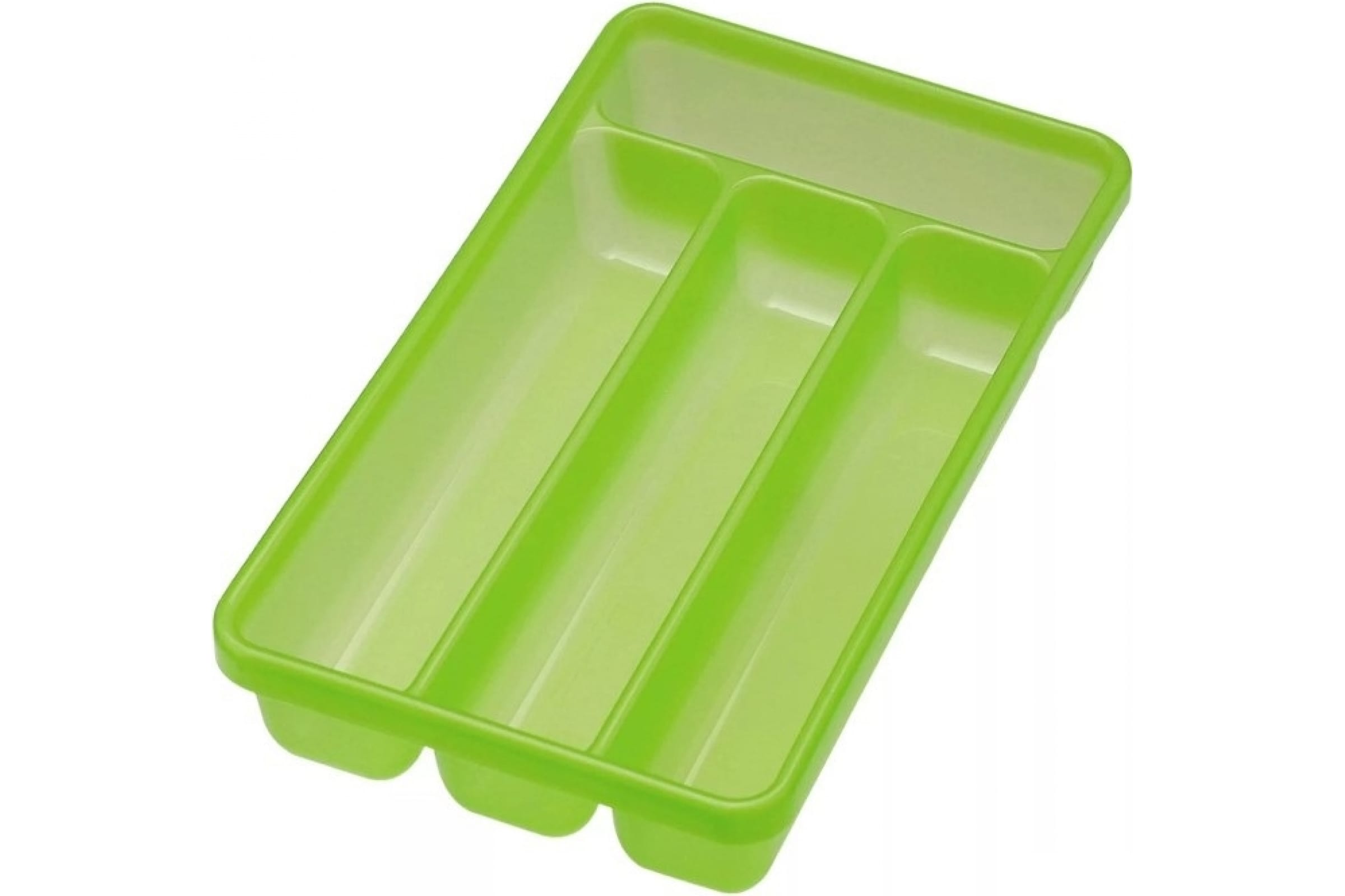 COSMOPLAST Лоток для стол.приборов 4-xместный, 31x18x4.5 см, пластик, цвет в асс-те 2014