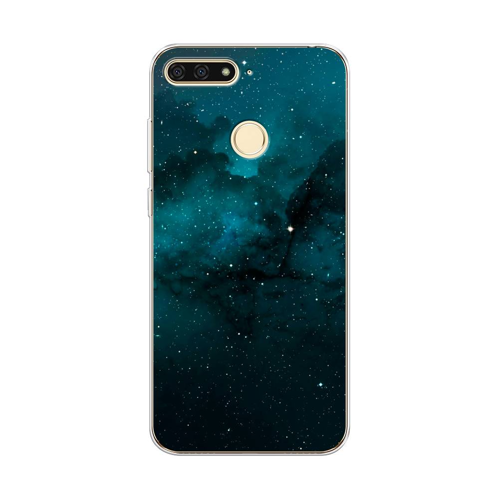 

Чехол на Honor 7C "Синий космос", 64550-2