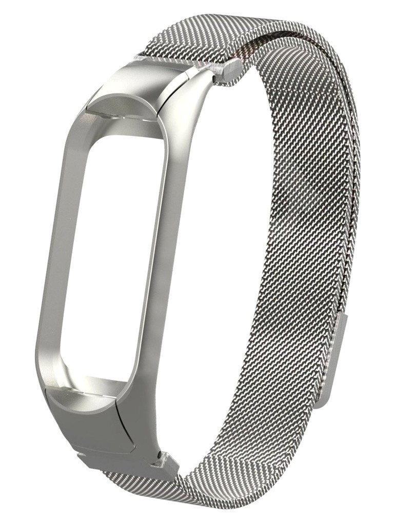 

Ремешок Activ для Xiaomi Mi Band 5 Metal Mesh Strap Silver 117560, Серебристый, 117560