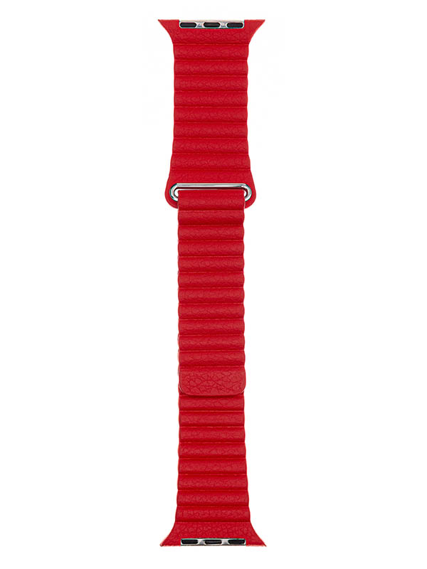 Ремешок Evolution для Apple Watch 42/44mm Leather Loop AW44-LL01 Imperial Red 36782