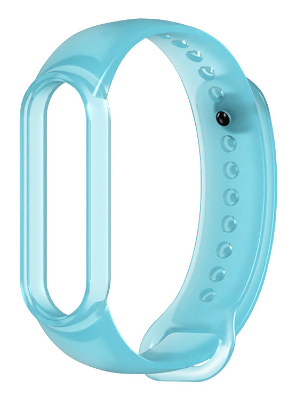 

Ремешок Activ для Xiaomi Mi Band 5 Silicone Transparent Light Blue 4690001287003, Xiaomi Mi Band 5