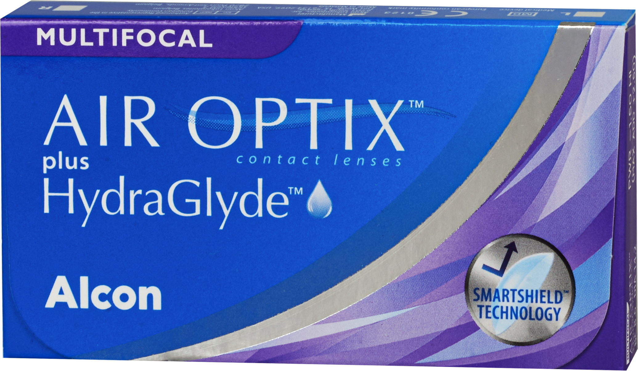 фото Контактные линзы alcon air optix plus hydraglyde multifocal 3 линзы r 8,6 +1.75