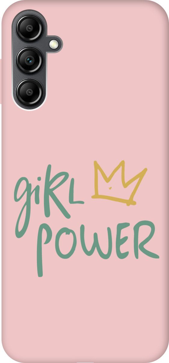 

Чехол на Samsung Galaxy A14 с принтом "Girl Power!" розовый, Розовый;зеленый, 158829