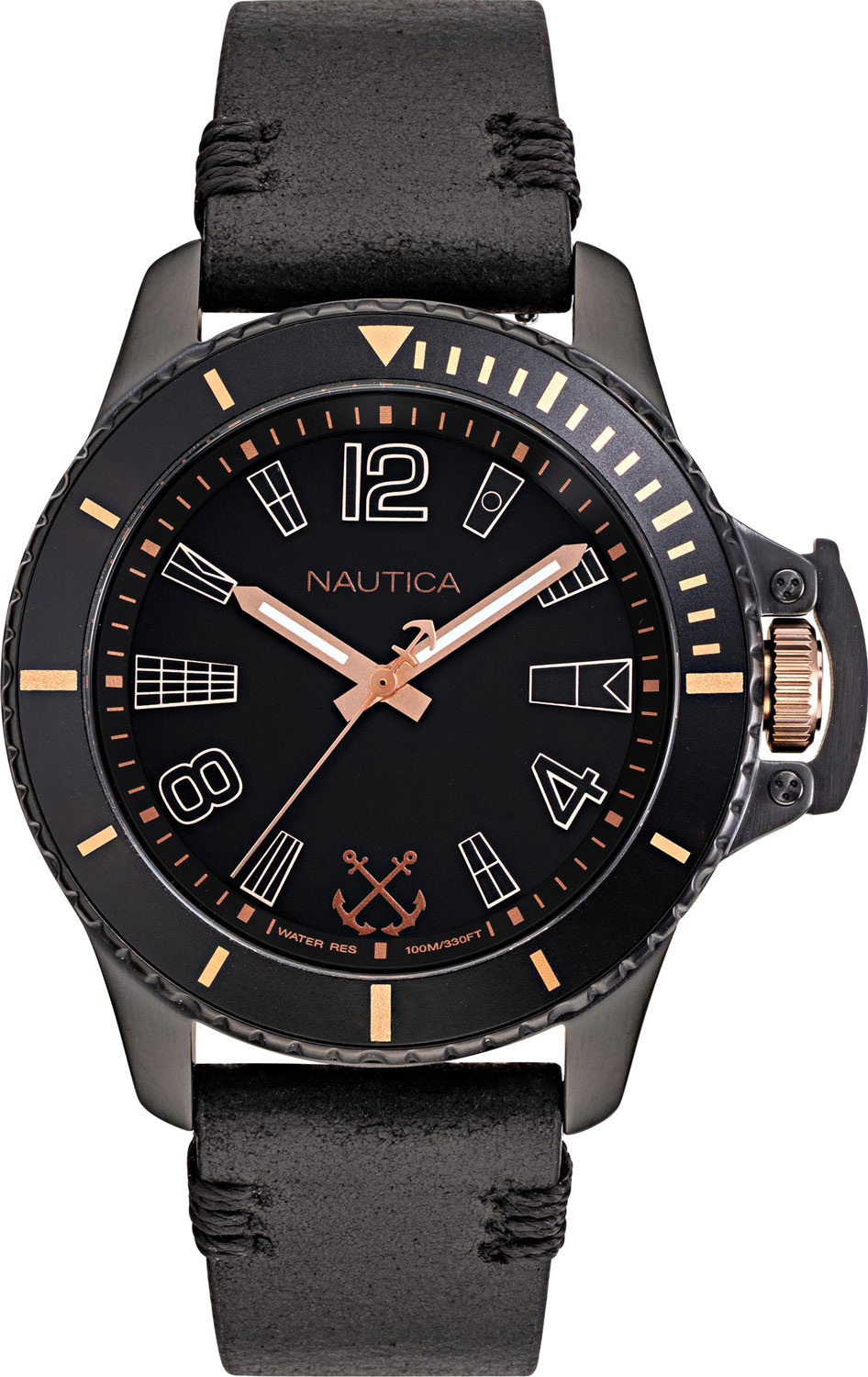 фото Наручные часы мужские nautica napbsf917 черные