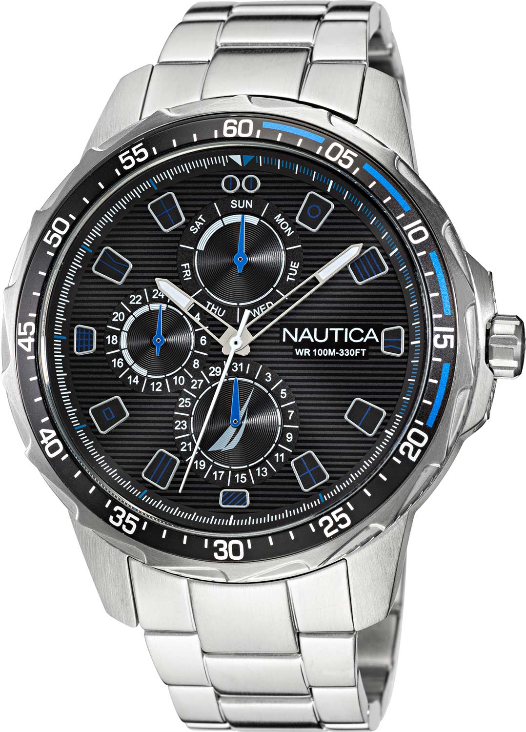 фото Наручные часы мужские nautica napcls121 серебристые