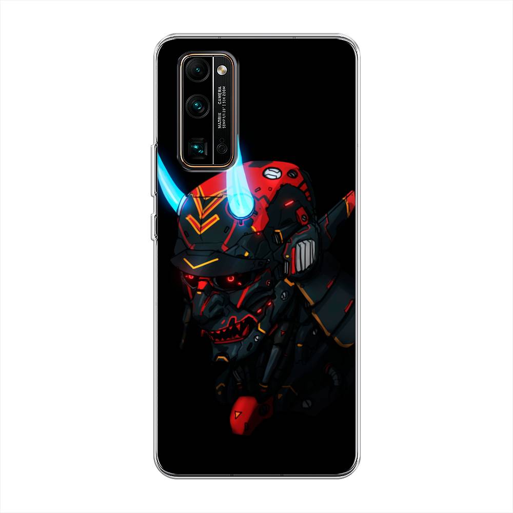 

Чехол Awog на Honor 30 Pro Plus "Неоновый самурай", Черный;красный;голубой, 612250-6
