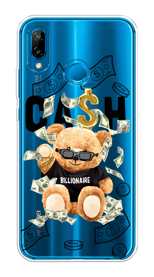 

Чехол на Huawei P20 Lite "Big cash", Черный;серый;бежевый, 64450-6