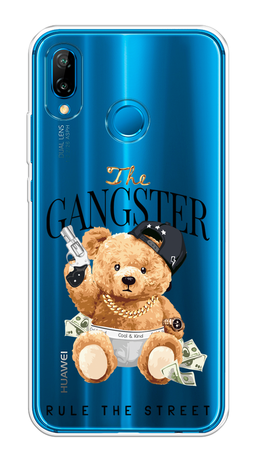 

Чехол на Huawei P20 Lite "The Gangster", Бежевый;серый;черный, 64450-6