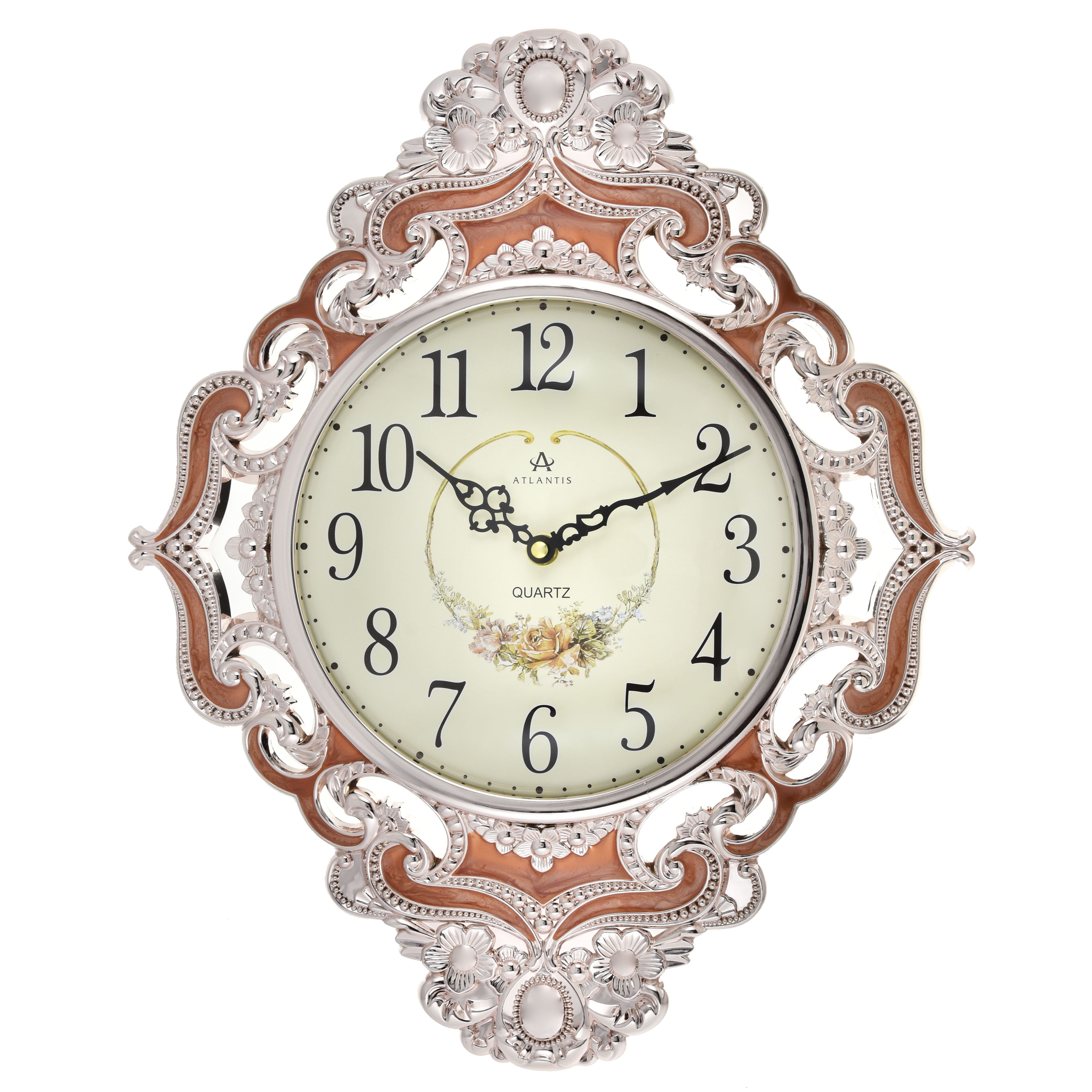 

Интерьерные часы Atlantis TIME TLD-35203 gold/brown, TLD-35203