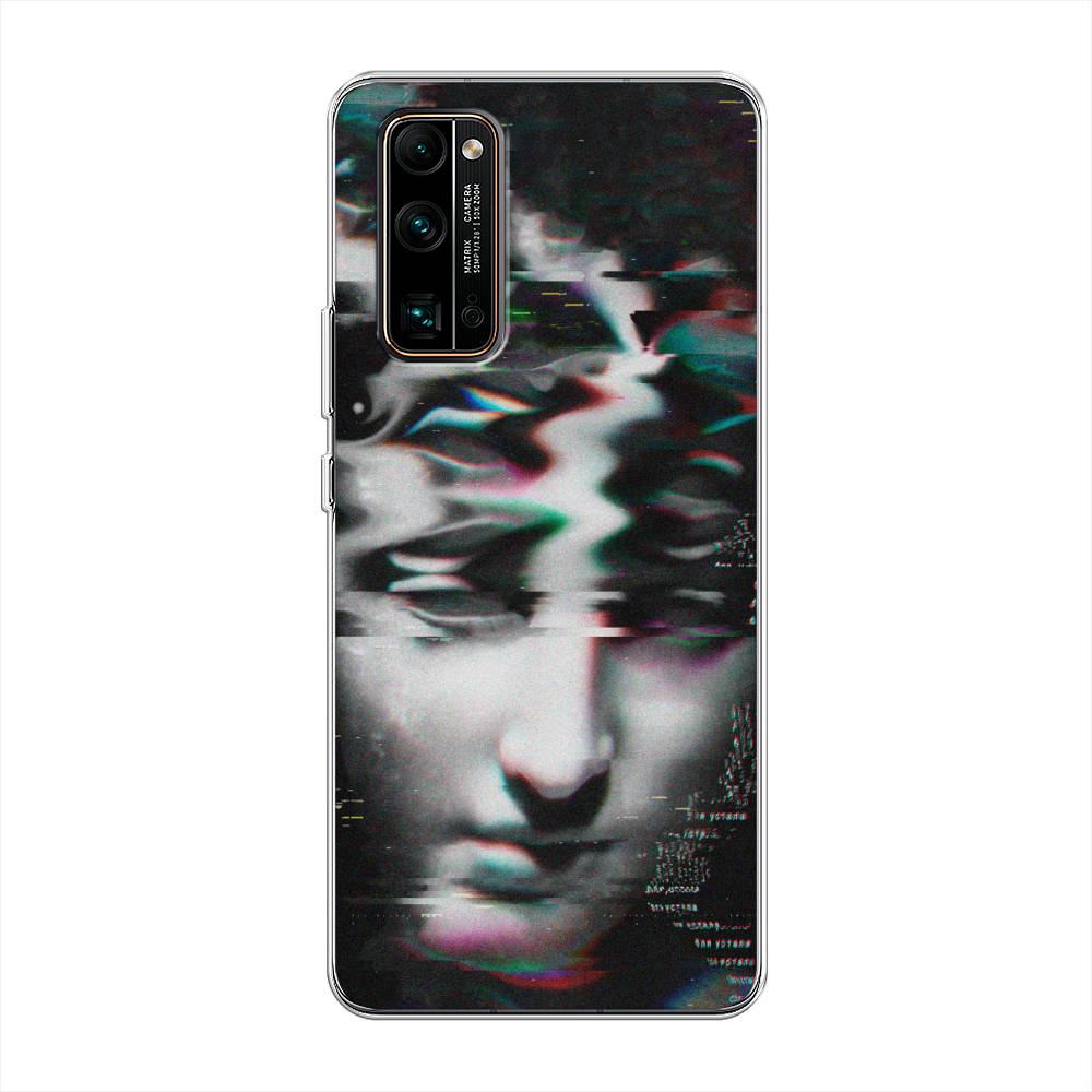 

Чехол Awog на Honor 30 Pro Plus "Glitch Art", Серый, 612250-9