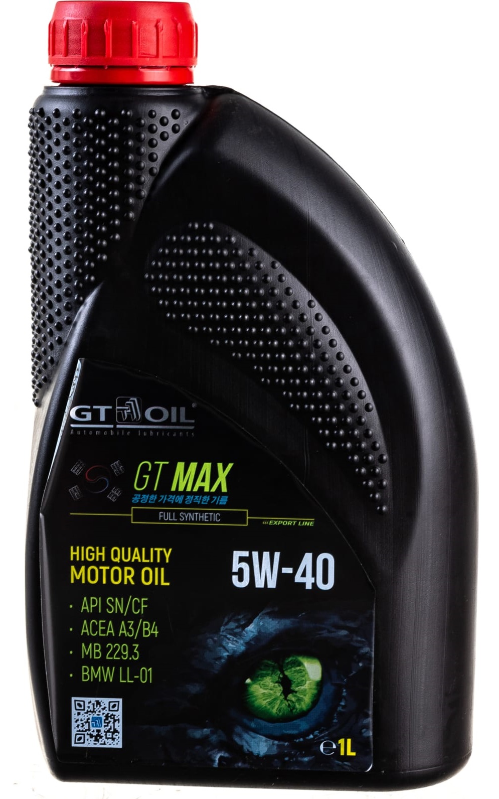 фото Gt oil моторное масло синтетическое gt max 5w40 api sn/cf 1л