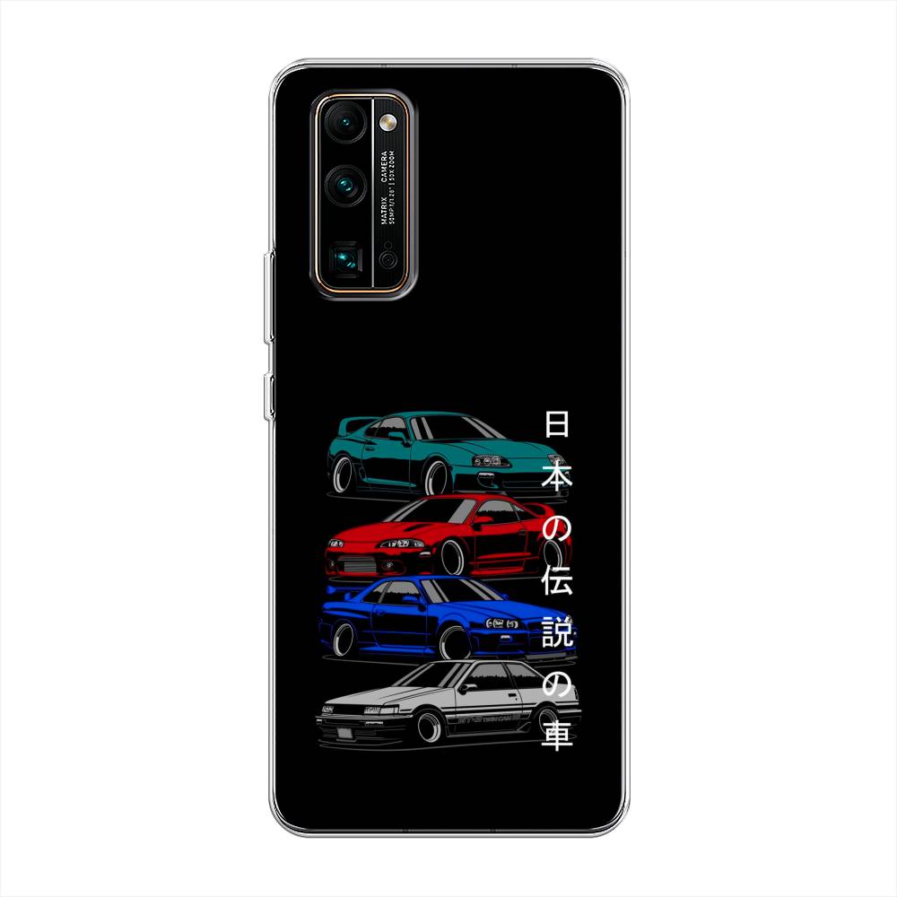 

Чехол Awog на Honor 30 Pro Plus "JDM Legend cars", Зеленый;красный;синий, 612250-5