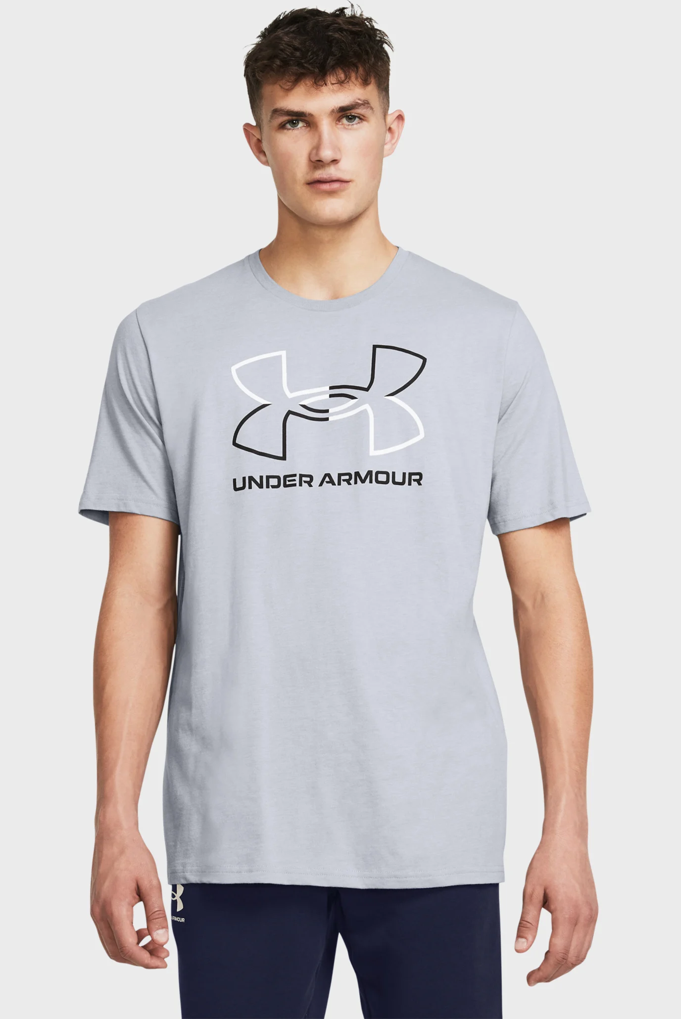 

Футболка мужская Under Armour 1382915 светло-серая 3XL, Серый, 1382915