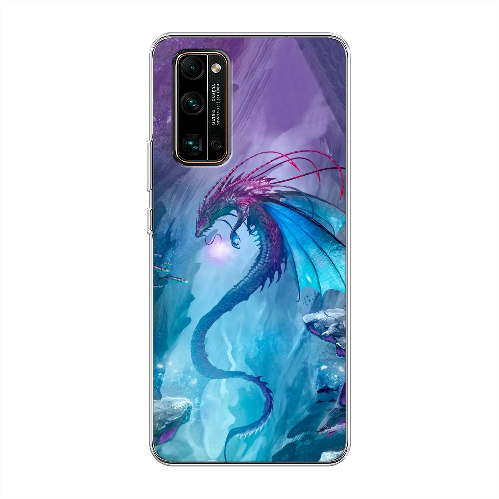 

Чехол Awog на Honor 30 Pro Plus "Водный дракон", Голубой;фиолетовый;синий, 612250-2