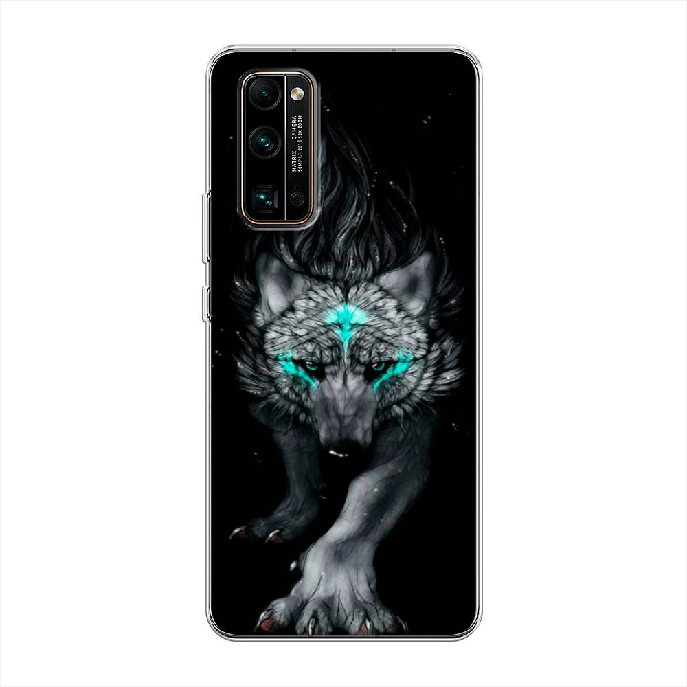 

Чехол Awog на Honor 30 Pro Plus "Волшебный волк", Черный;серый, 612250-2