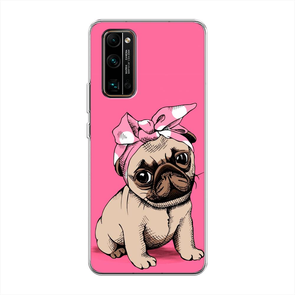 

Чехол Awog на Honor 30 Pro Plus "Dog Pin-Up", Розовый;бежевый, 612250-2