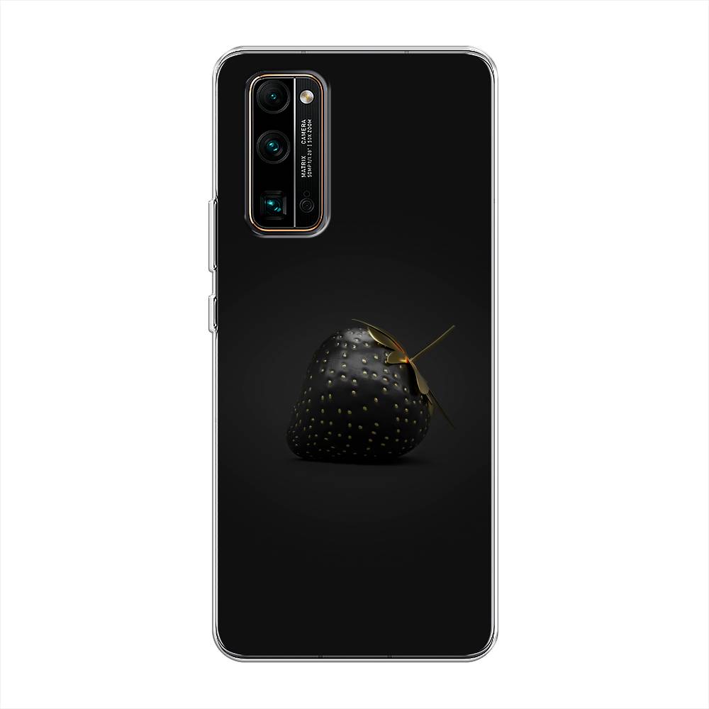 

Чехол Awog на Honor 30 Pro Plus "Черная клубника", Золотистый;черный;серый, 612250-10