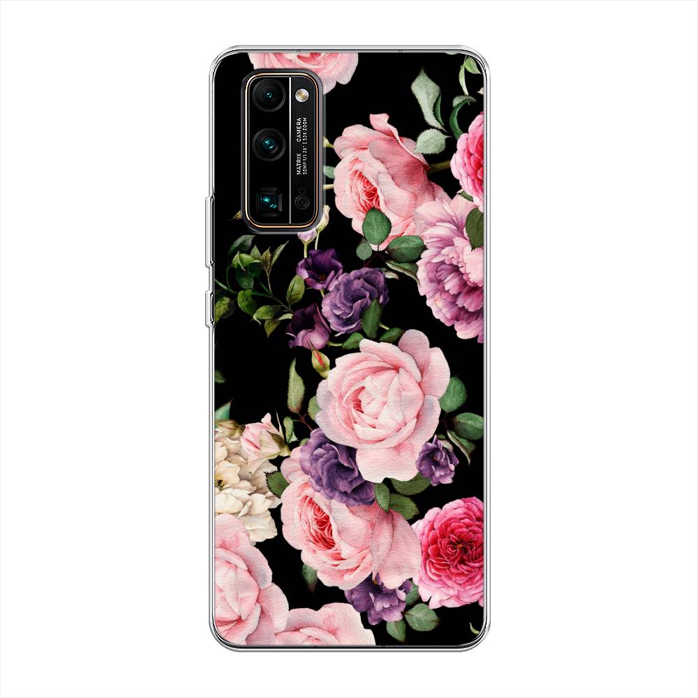

Чехол Awog на Honor 30 Pro Plus "Пионы на черном", Черный;розовый;зеленый, 612250-8