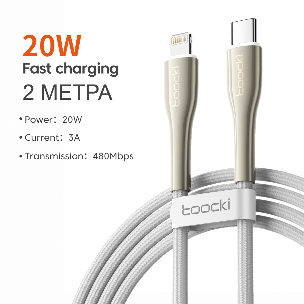 

Высококачественный кабель Toocki с разъемом Type-C на lightning, 20 Вт, 3 А