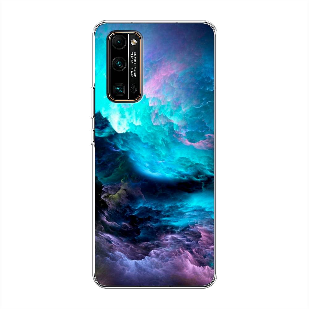 

Чехол Awog на Honor 30 Pro Plus "Бирюзовое небо", Фиолетовый;черный, 612250-4