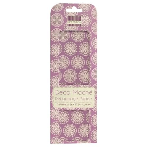 

QTM50 Бумага для декопатча 'Deco Mache' 26х37,5см*3 листа (034 Ловец снов)