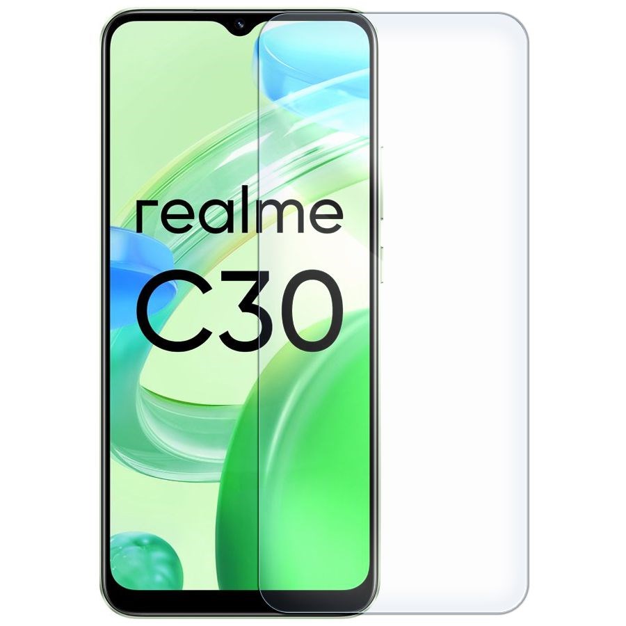 

Стекло защитное гибридное Krutoff для Realme C30