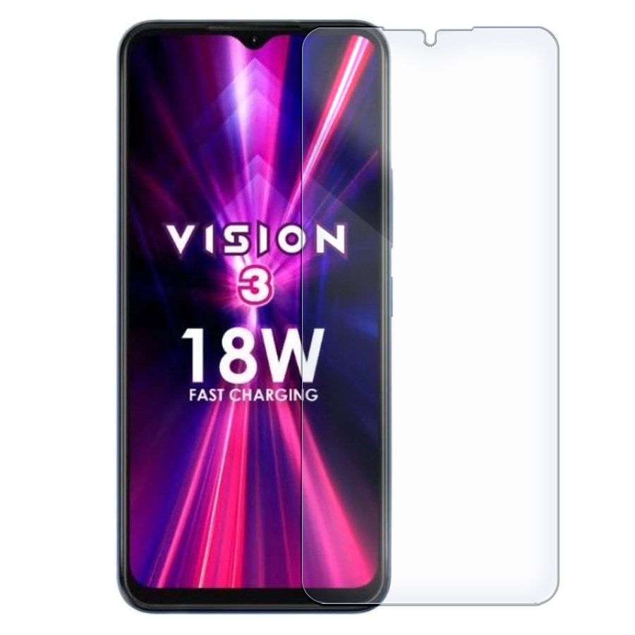 

Стекло защитное гибридное Krutoff для ITEL Vision 3