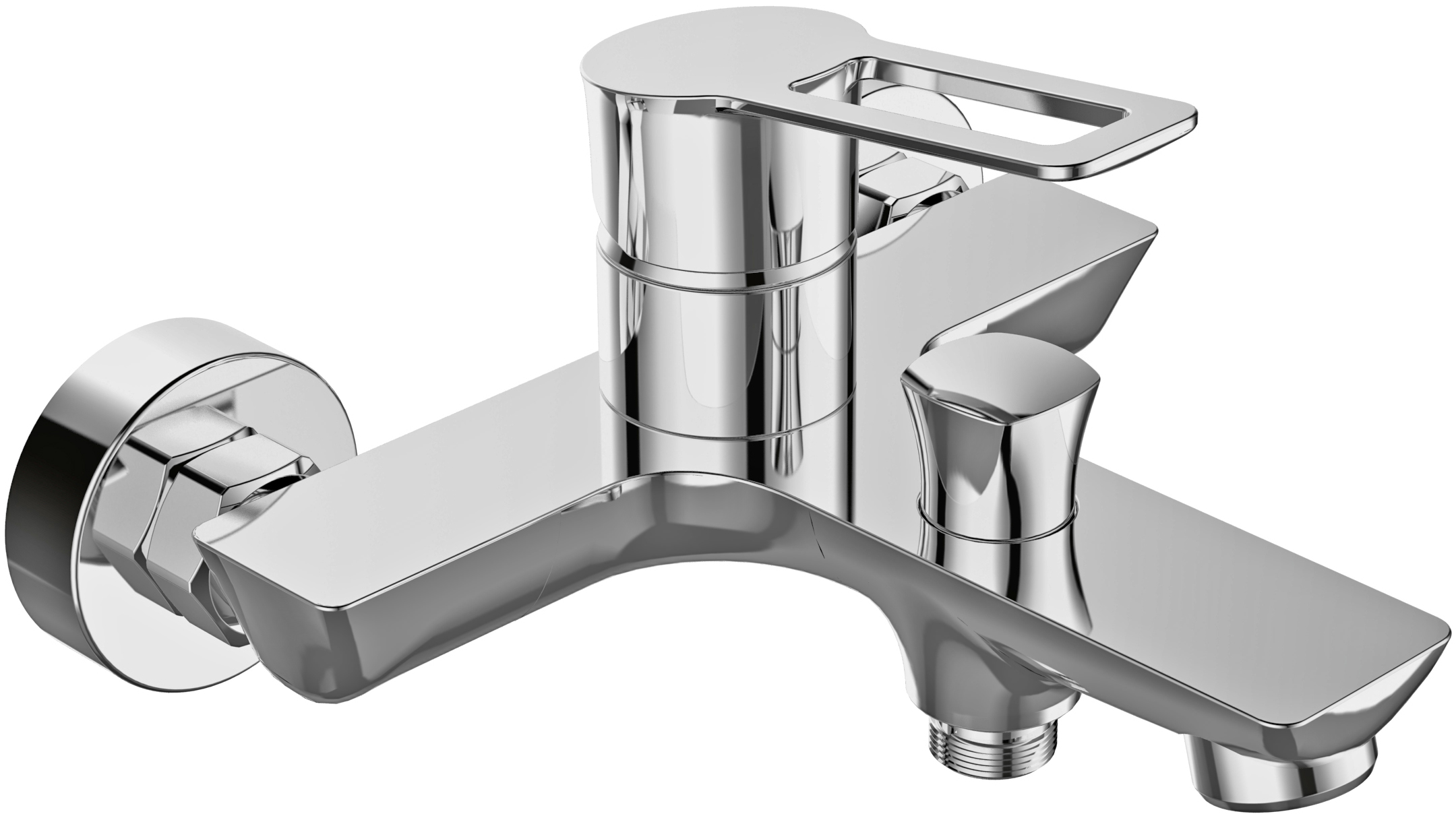 

Смеситель для ванны с душем STWORKI Флом FL-02cr, Хром, Флом FL-02cr