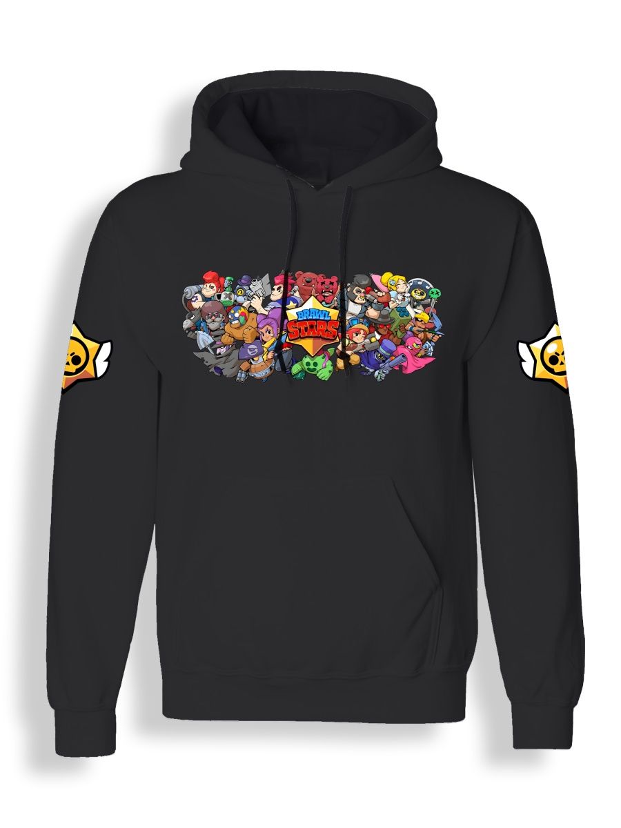 

Худи унисекс СувенирShop Brawl Stars/Бравл Старс/Леон/Эль Примо/Спайк 4 черное 2XL, "Brawl Stars/Бравл Старс/Леон/Эль Примо/Спайк" 4
