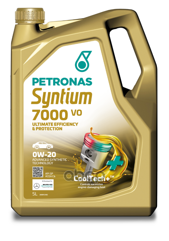 

PETRONAS 70721M12EU SYNTIUM 7000 VO 0W20 5L 1шт