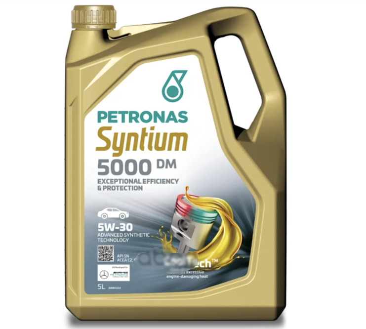 Моторное масло PETRONAS Syntium 5000 Dm 5W30 5л