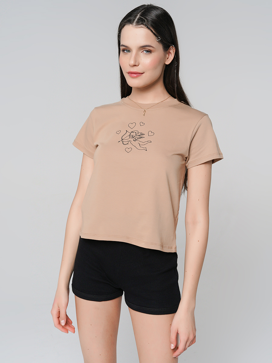 

Футболка женская ТВОЕ 92905 бежевая XL, 92905