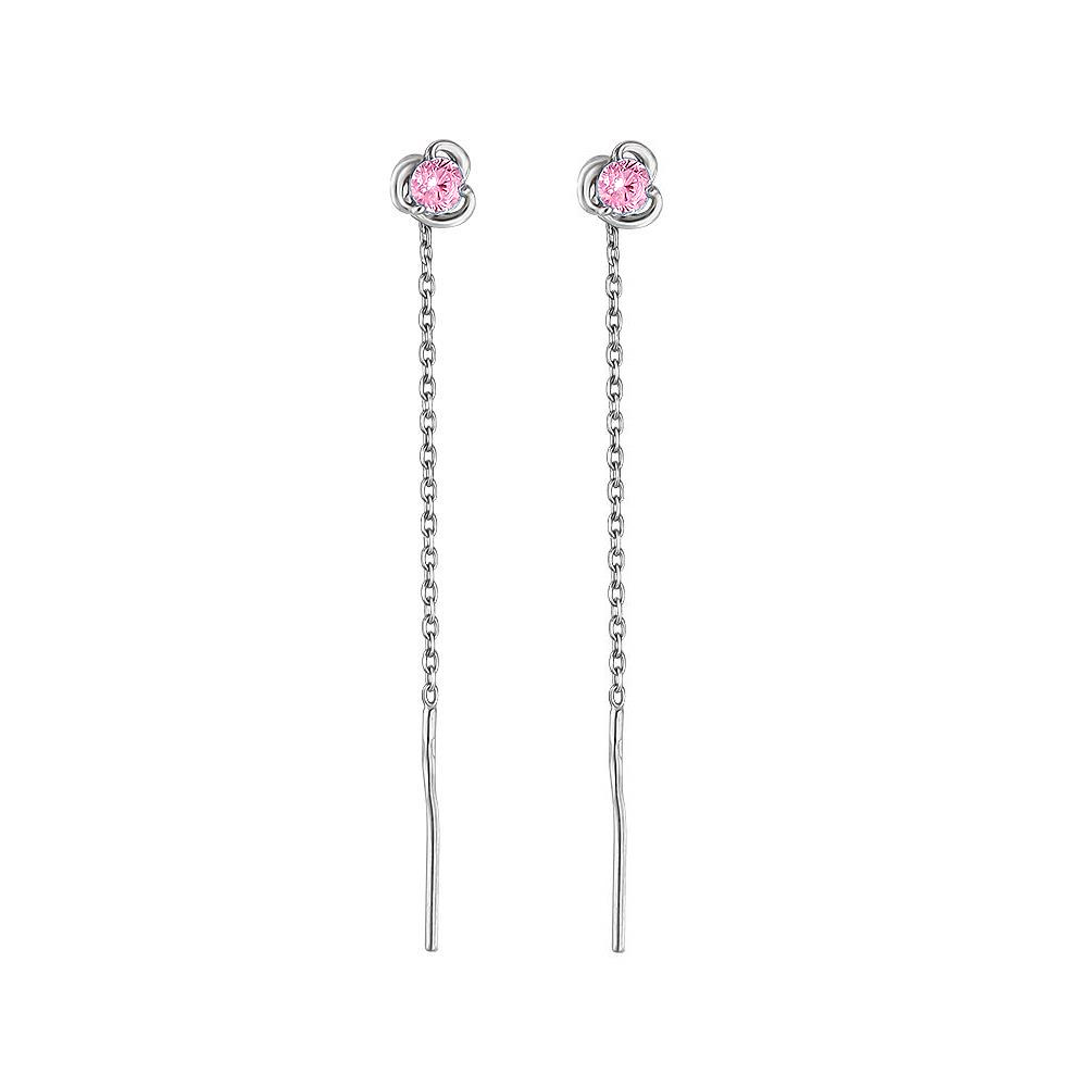 

Серьги из серебра с фианитом Эстет 01С2510570-1, 01С2510570-1