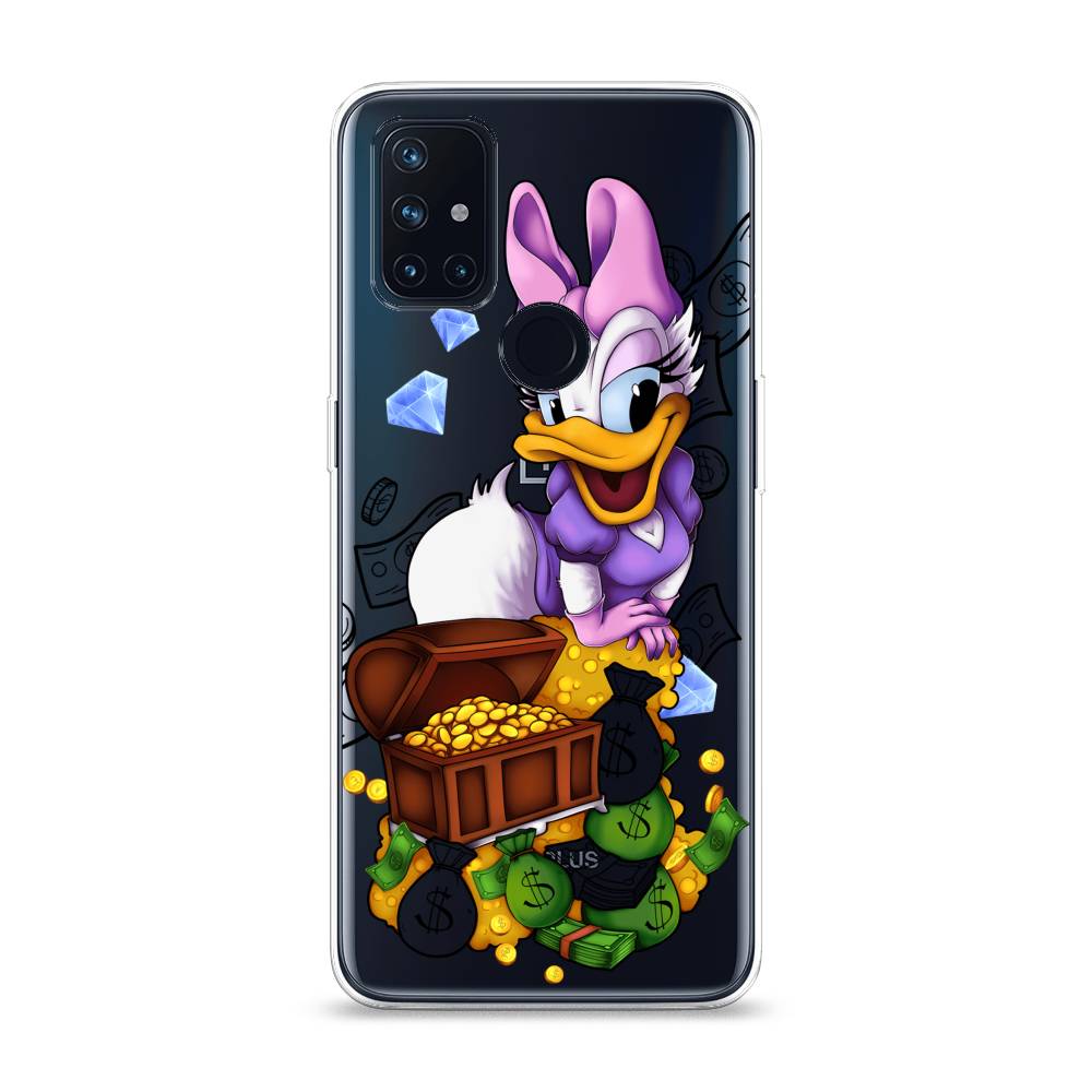 

Чехол на OnePlus Nord N10 "Rich Daisy Duck", Коричневый;белый;фиолетовый, 152350-6
