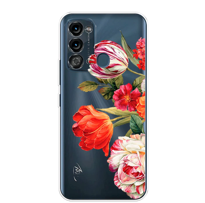 

Чехол Awog на Itel Vision 3 "Весенний букет", Разноцветный, 3200850-8