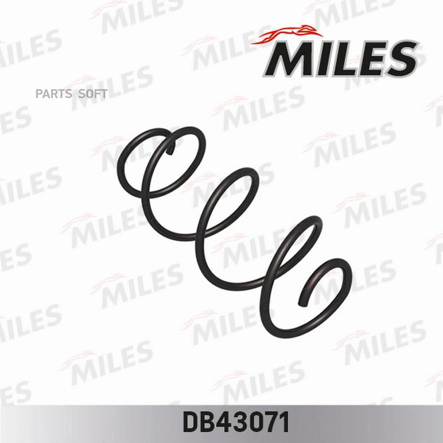 

MILES DB43071 Пружина подвески NISSAN MICRA K12 1.0/1.2/1.4 02- передняя 2шт