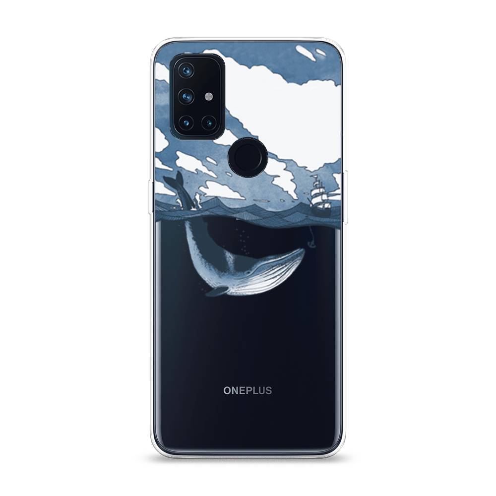 

Чехол на OnePlus Nord N10 "Большой кит", Синий, 152350-1