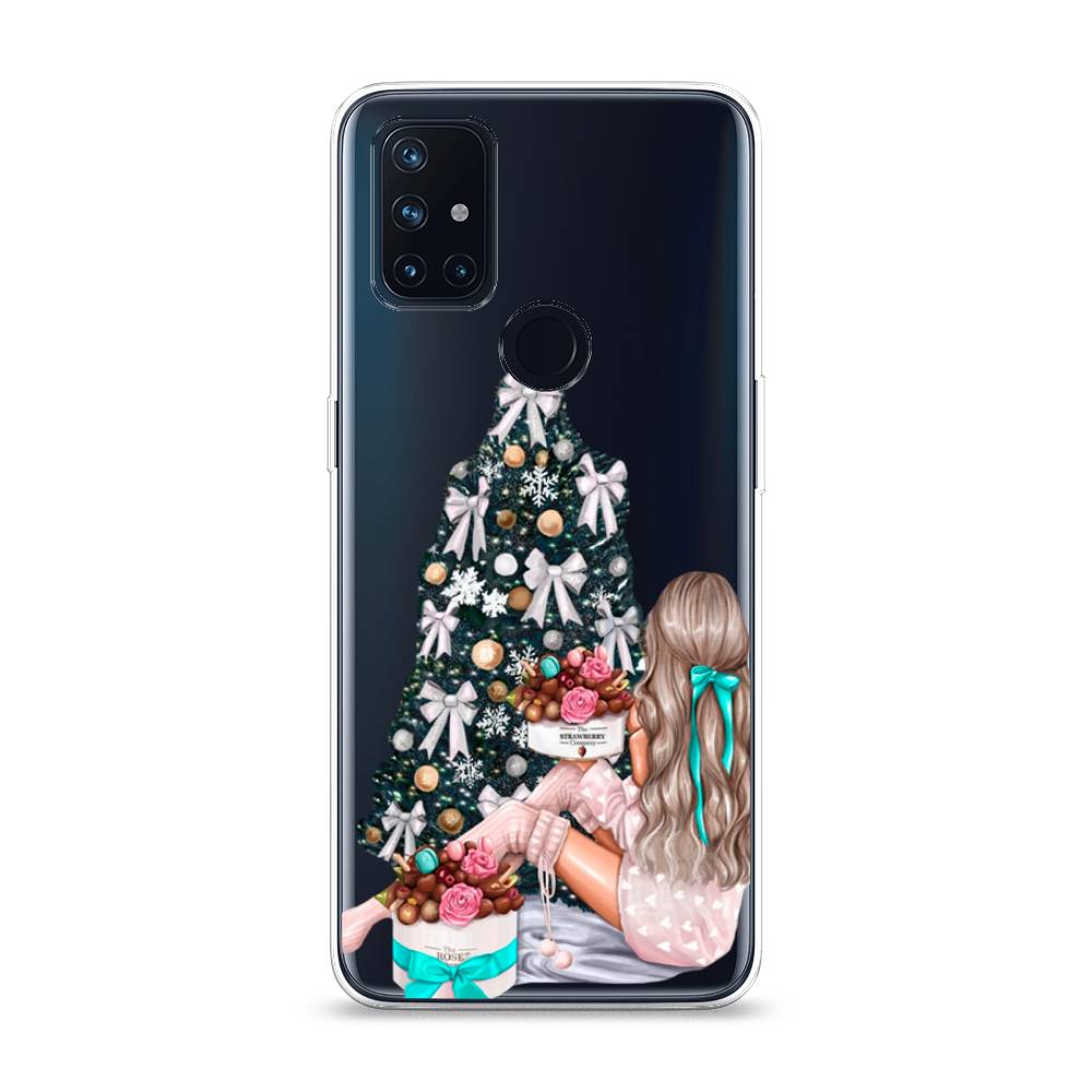 

Чехол на OnePlus Nord N10 "New Year", Зеленый;бежевый;голубой, 152350-5