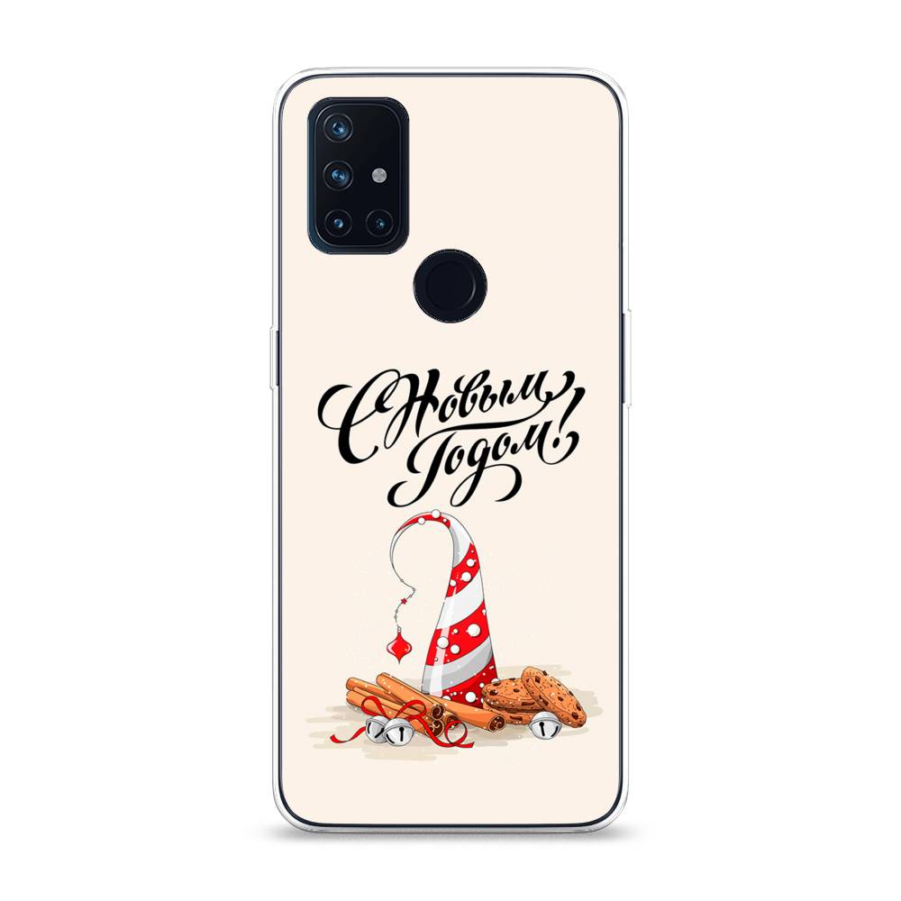 

Чехол на OnePlus Nord N10 "Подарки на Новый Год", Бежевый;красный;черный, 152350-5