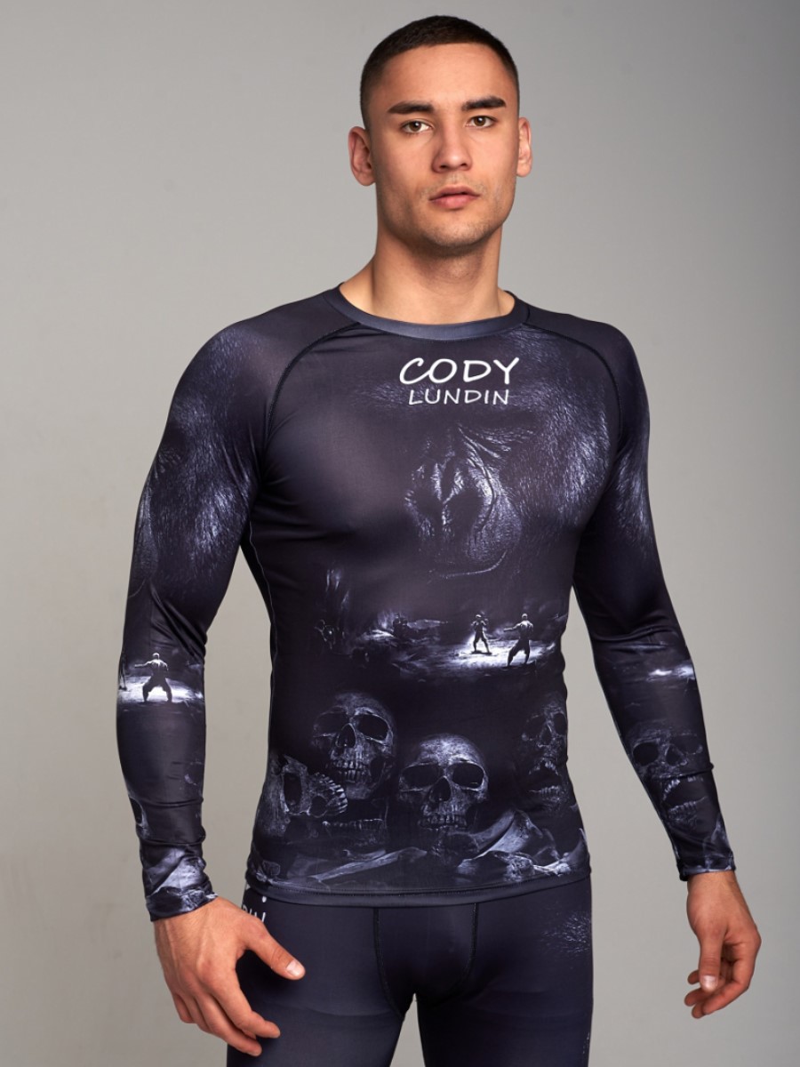 

Рашгард мужской Cody Lundin CL16368 Skulls р. M, Черный, SKULLS