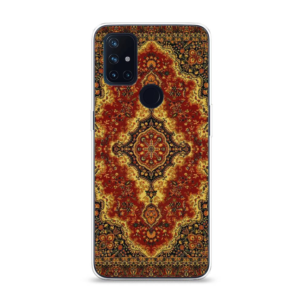 

Чехол на OnePlus Nord N10 "Ковер", Коричневый;золотистый;красный, 152350-3