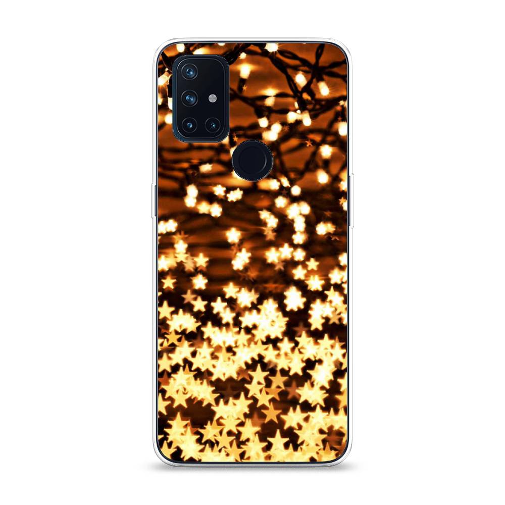 

Чехол на OnePlus Nord N10 "Новогодняя гирлянда", Золотистый, 152350-5