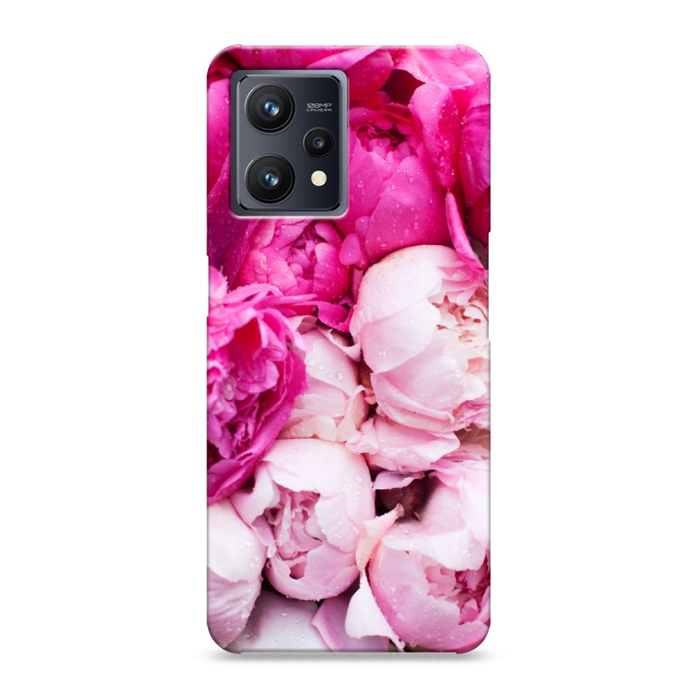 

Пластиковый чехол "Пионы розово-белые" на Realme 9 Pro Plus, 258720-6