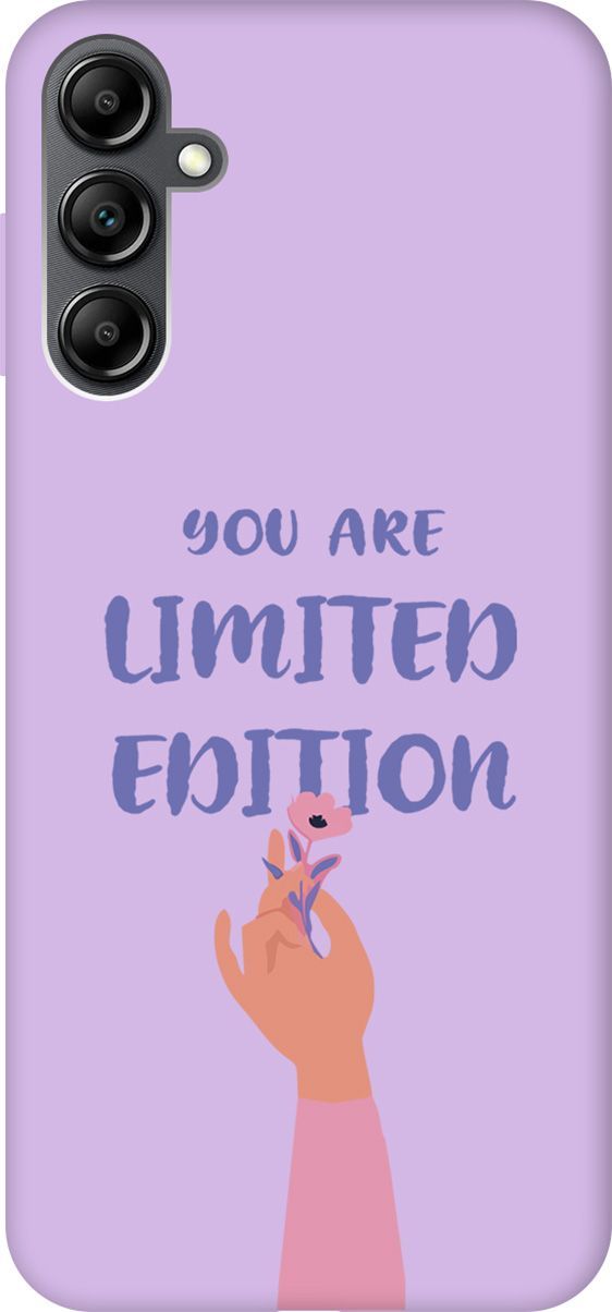 

Чехол на Samsung Galaxy A14 "Limited Edition" сиреневый, Фиолетовый, 158829
