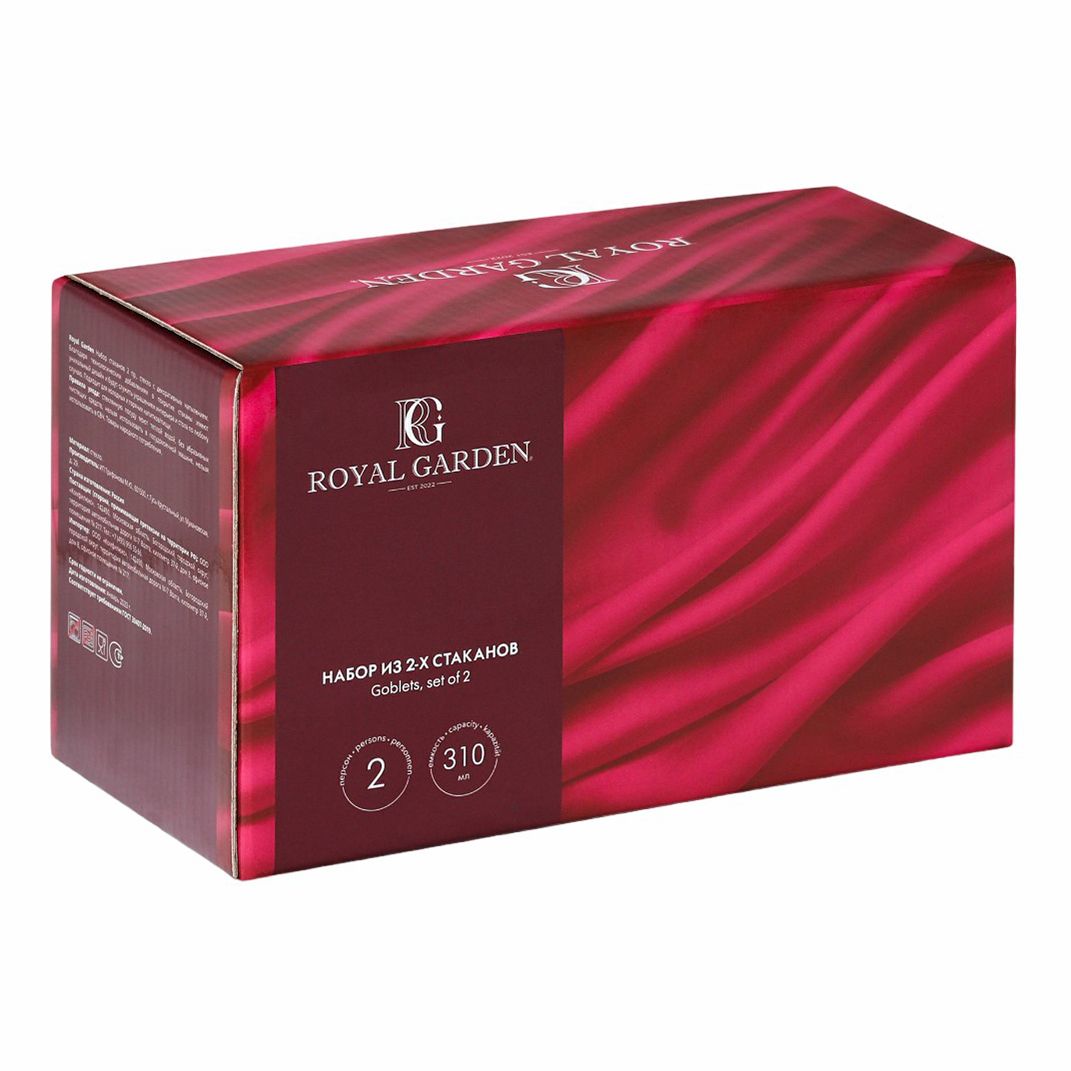 

Стаканы Royal Garden Pink 310 мл 2 шт, Розовый