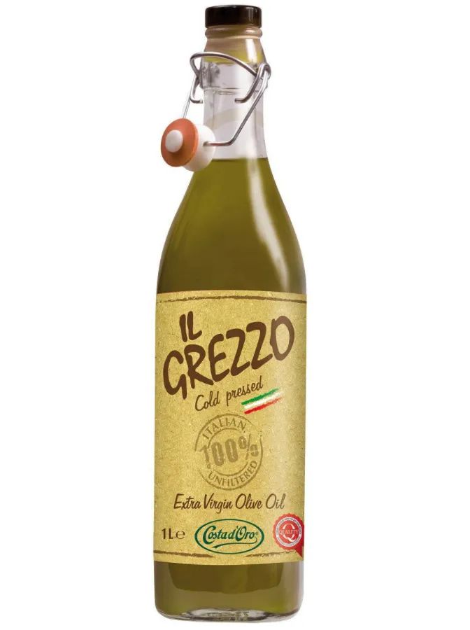 Масло оливковое Costa d'Oro IL Grezzo Extra Virgin нефильтрованное 1л