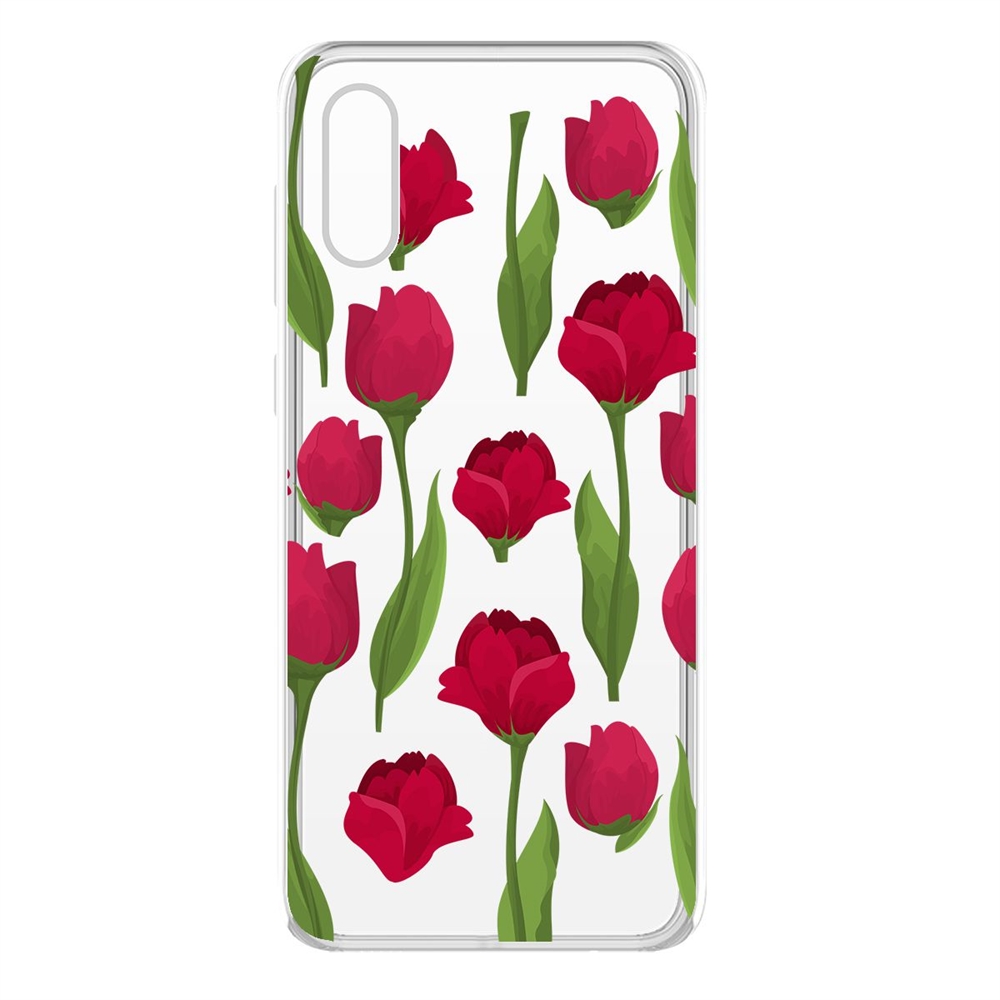 

Чехол-накладка Krutoff Clear Case Розы паттерн для Samsung Galaxy A02 (A022)