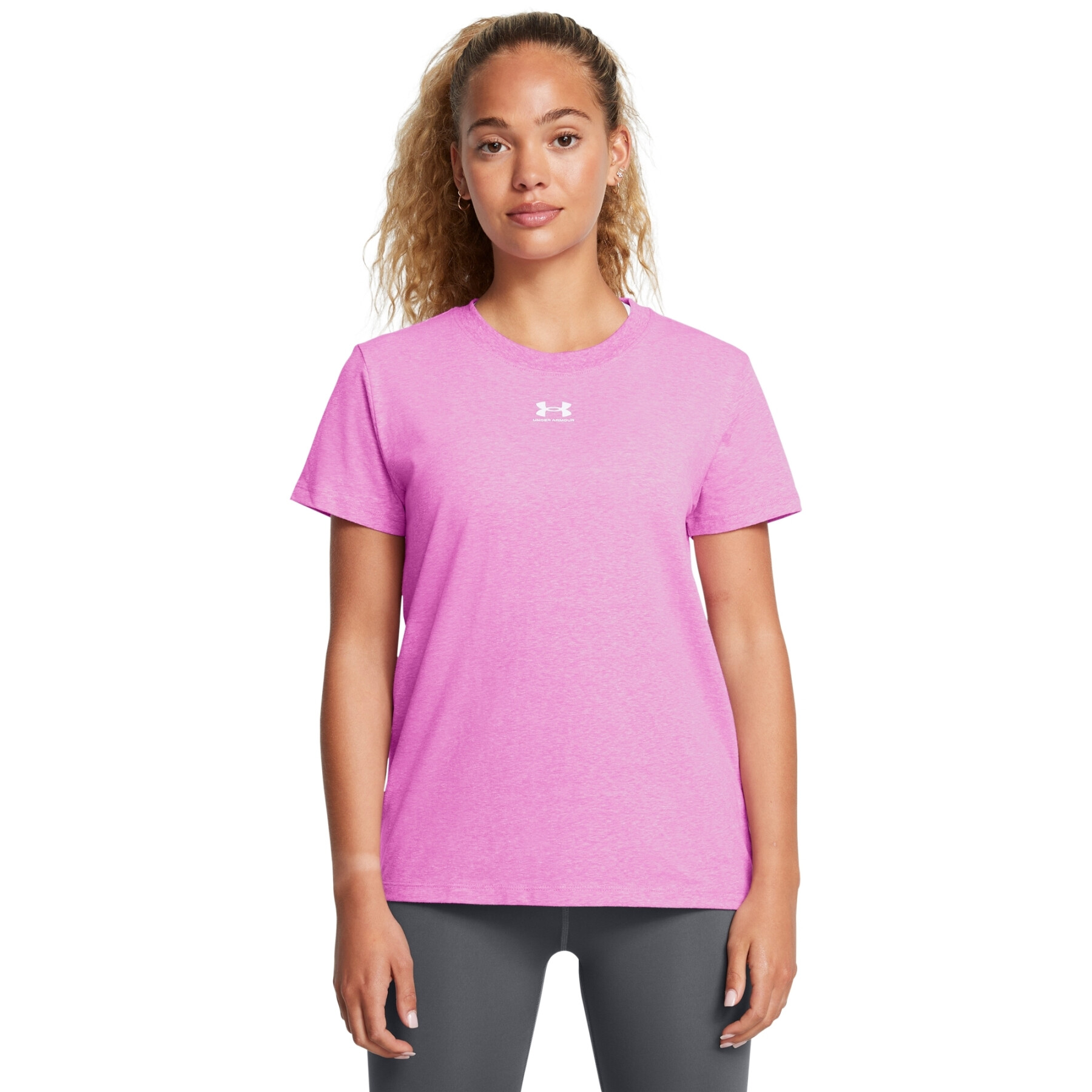 

Футболка женская Under Armour 1383648 розовая M, Розовый, 1383648