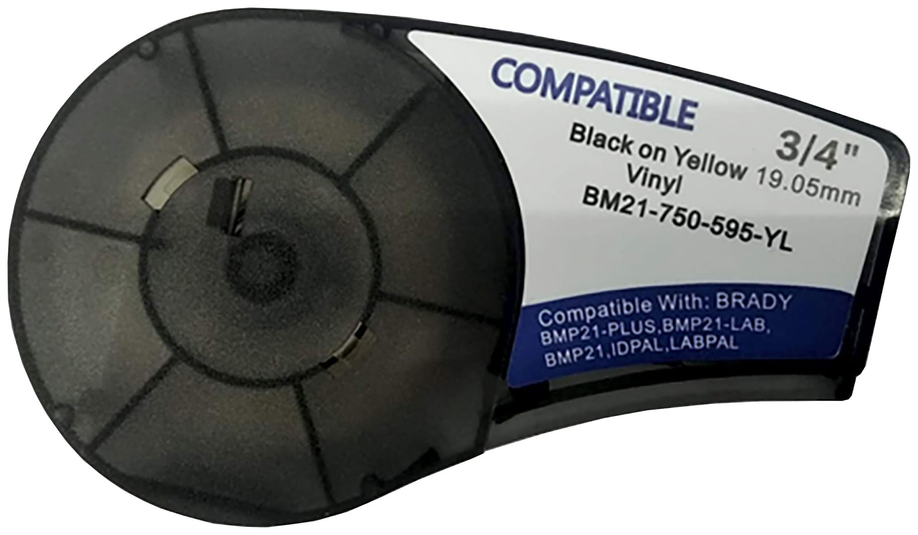 

Русмарк Лента BM21-750-595-YL, 19.05mm/6.4m винил, черная на желтом BMP21 Plus , Китай RM1